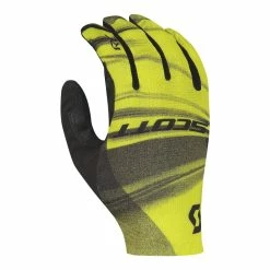 Scott RC PRO LF Glove, Black/Sulphur Yellow