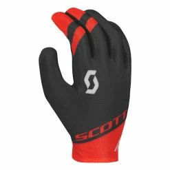 Scott RC Team LF Glove, Black/Fiery Red